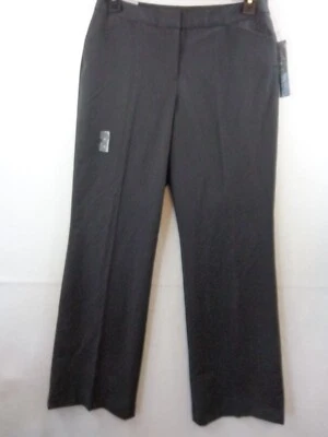 Pantalones de vestir Nicole Miller para mujer 8 grises el ajuste perfecto nuevos con etiquetas Foto 1 de 4