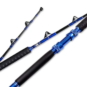 2-Piece Saltwater Offshore Trolling Rod 5-Feet 6-Inch Heavy Roller Rod Conven... - Picture 1 of 6