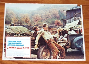 I WALK THE LINE Gregory Peck - Tuesday Weld - Estelle Parsons - 1970 Lobby Card - Bild 1 von 1