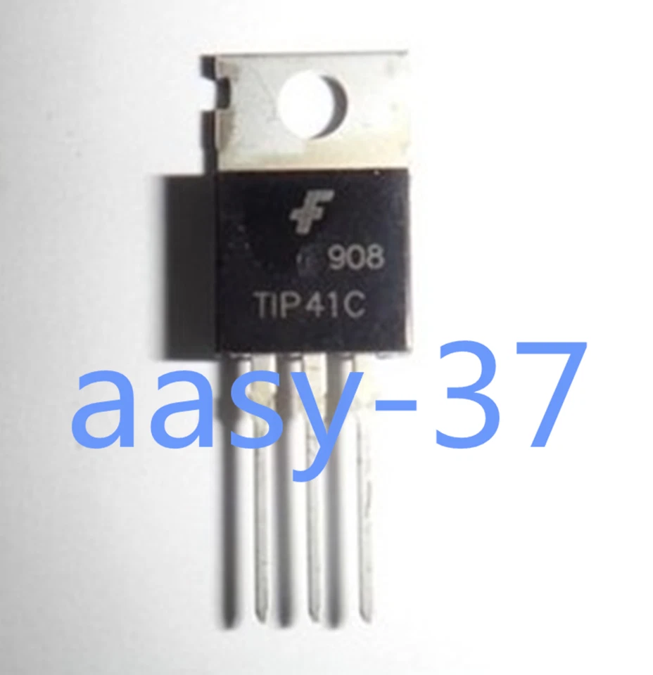 10PCS NEW TIP41C TIP41 Npn Transistor 100V 6A Fsc - Image 1 of 2