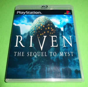 ¡ESTUCHE VACÍO! Estuche de 5 discos Riven: The Sequel to Myst sistema Sony PlayStation 1 PS1 - Imagen 1 de 8