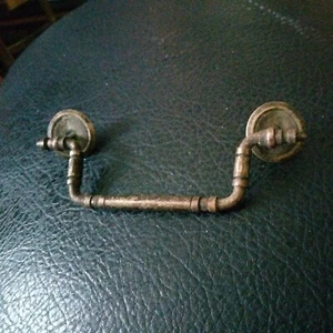 Antique Metal Bail Drop Drawer Pull Handle 3" C2C SALVAGED - Picture 1 of 5