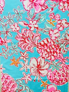 ~Lilly Pulitzer fabric Cotton poplin- Lolly 18”x 28” # 57 - Picture 1 of 3
