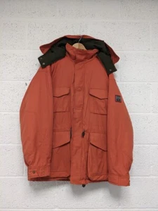 Aubin Survival Parka Jacket Coat Padded Hooded Orange - Size XL - Picture 1 of 8