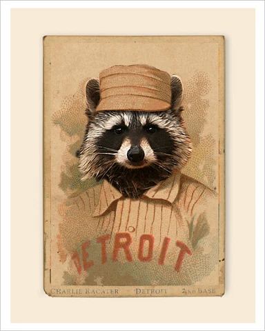'Rabid' Charlie Racater of Detroit - poster print Cover