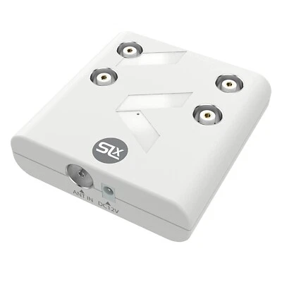 SLx 4 Way Compact Signal Booster Aerial Amplifier Integrated 4G & 5G Filtering - Image 1 of 4