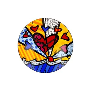 Orologio da parete Romero BRITTO - A New Day - orologio Goebel 66453211 - Foto 1 di 4