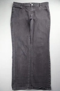 Damen Ann Taylor LOFT Jeans Modern Straight Stretch Schwarz 32/14 (Msr 36x29) - Bild 1 von 7