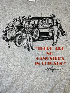VINTAGE AL CAPONE SCARFACE T-SHIRT MOD GANSTER 1994 MAFIA MOB BOSS HOT ROD - Picture 1 of 5