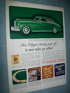 1942 42 Packard Clipper Touring Limousine Großmag Autoanzeige - Bild 1 von 1
