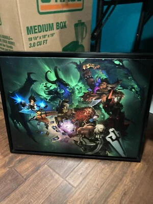 Lienzo Blizzard Blizzcon 2015 obra de arte clave edición limitada 532/1000 Foto 1 de 2