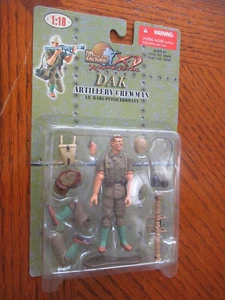 Ultimate Soldier XD #10587 DAK Artillery Crewman Teniente Erdmann Escala 1:18 Sin usar, en caja - Imagen 1 de 2