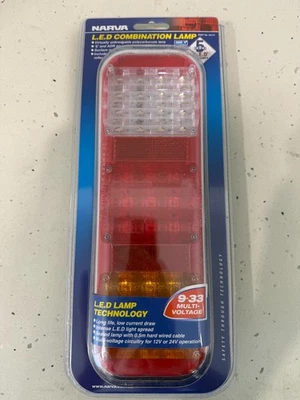 Narva LED Combination Lamp 9-33V Stop/Tail Indicator & Reverse, Twin Retro 94210 - Image 1 of 3