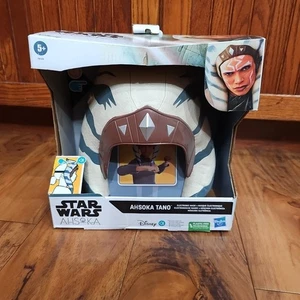 New Hasbro Star Wars Ahsoka Tano Mask Voice Sound Effects Electronic Costume - Picture 1 of 17