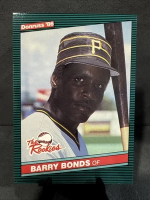 1986 DONRUSS THE ROOKIES  # 11 BARRY BONDS RC EXMT   205238 - Image 1 of 4