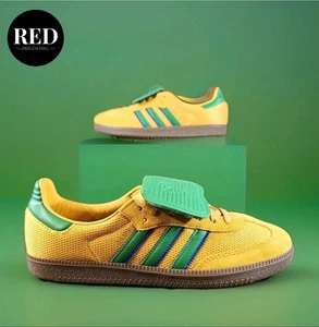Adidas Originals Samba LT Preloved Yellow Green Gum IF3813 - Men's Size 10.5 - Picture 1 of 16