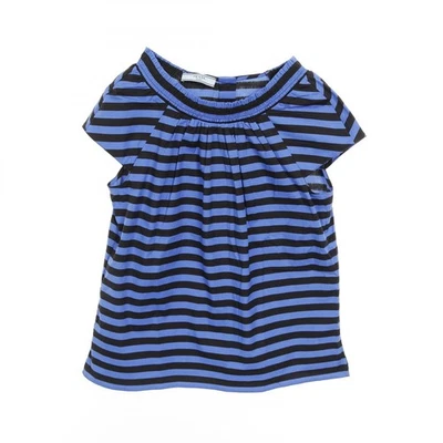 Blusa de manga corta PRADA P9976R algodón azul negro talla 42 usada para mujer - Imagen 1 de 4