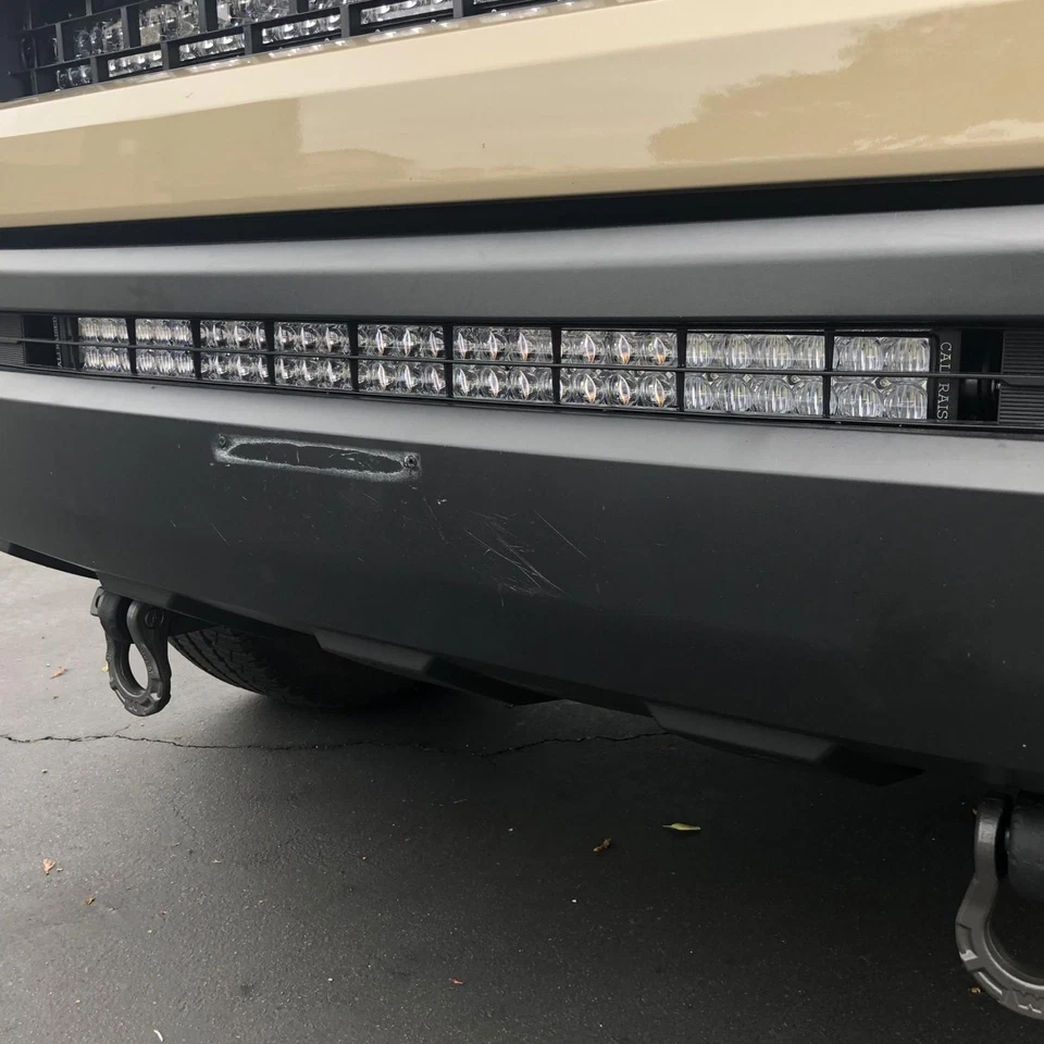 For Toyota Tundra 14-21 Light Bar Kit Lower Bumper 5D Optic Hidden 32" Spot Beam Foto 1 de 1