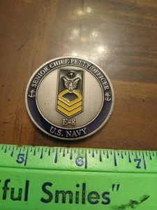 Challenge Coin - U. S. Navy- Senior Chief (25-740) - Picture 1 of 2