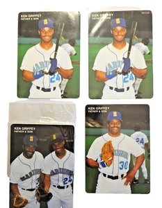 RARO 1991 biscotti madri ken griffey jr padre e figlio set UNO SIGILLATO IN FABBRICA - Foto 1 di 2