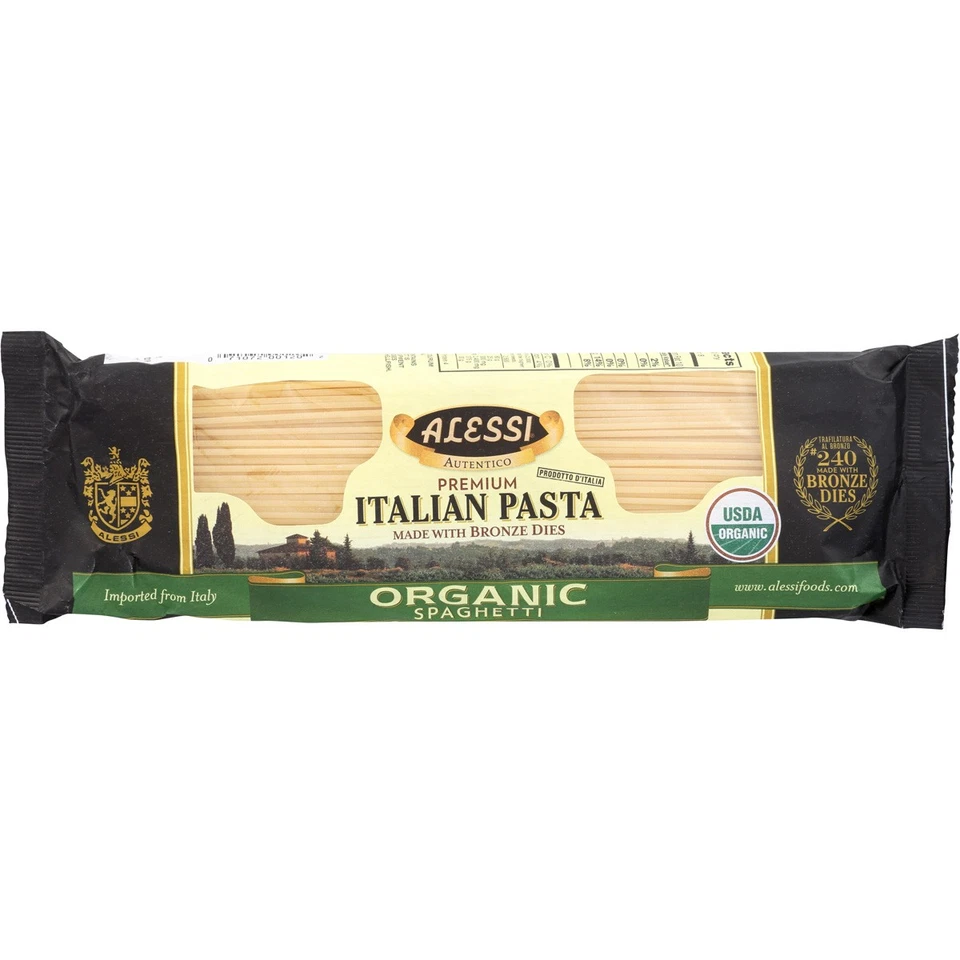 Alessi Autentico Premium Italian Pasta Organic Spaghetti 1 Lbs - Изображение 1 из 1
