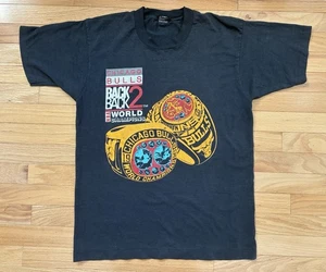 Vintage Chicago Bulls Back 2 Back World Champion Rings Screen Stars Men’s Size L - Bild 1 von 6