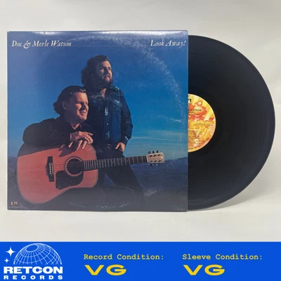 Doc & Merle Watson - Look Away! Vinyl LP Very Good (VG)/Very Good (VG) - Image 1 of 4