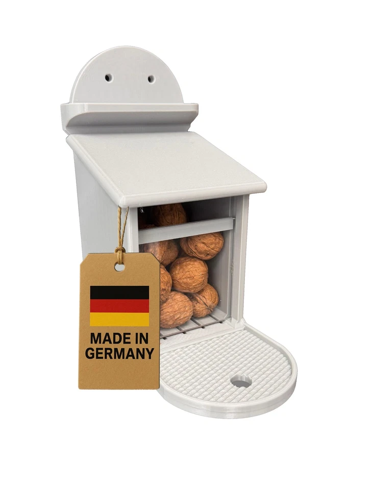 Eichhörnchen Futterbox | Eichhörnchen Futterstation - Grau  - Bild 1 von 1