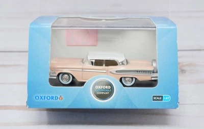 Oxford 87ED58003, 1958 Edsel Citation, Chalk Pink & Frost White, 1/87 HO Scale - Image 1 of 2