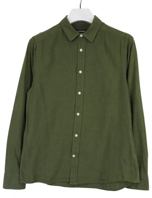 J.Lindeberg Light Flannel Slim Shirt Men M Collar Long Sleeved - Image 1 of 4