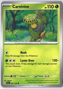 Carnivine 007/142 Sv07: Stellar Crown Regular Common NM - Picture 1 of 2