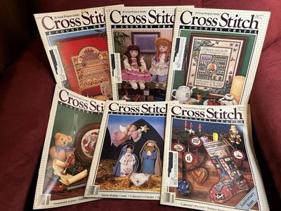 A Complete year of Cross Stitch and Country Crafts magazine 1987 - Sold as Lot - Image 1 of 4