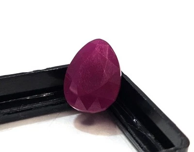 VVS Red Bixbite Beryl Pear Cut 8-9 Ct Natural Loose EGL Certified Gemstone - Image 1 of 4