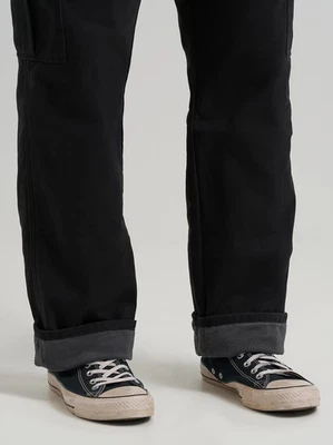 Wrangler Fleece Lined Cargo Pants Relaxed Fit - Work Fishing Hunting - Mens - Image 1 of 4