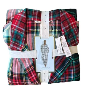 Victorias Secret Plaid Flannel Long PJ Small Pajama Cozy Christmas Holiday NWT - Picture 1 of 4