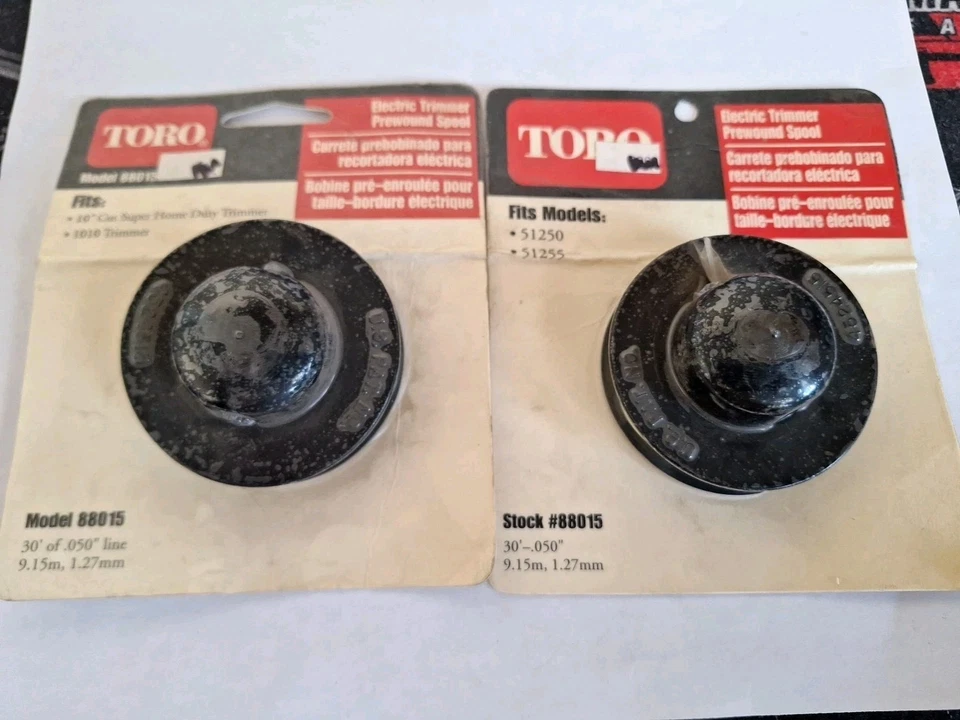 Toro Modelo 88015 Recortadora Eléctrica Carrete Preenrollado 30' de 0,050" Línea Lote de 2 Foto 1 de 1