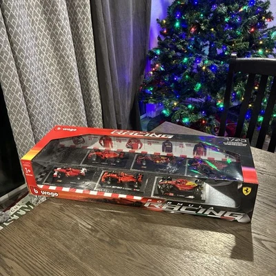 Burago F1 1:43 Scale Diecast Metal 6- Pack Car Set - Image 1 of 4