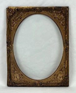 Antique 1/2 Half Plate Copper Frame Insert for Daguerreotype Ambrotype Tintype - Picture 1 of 19