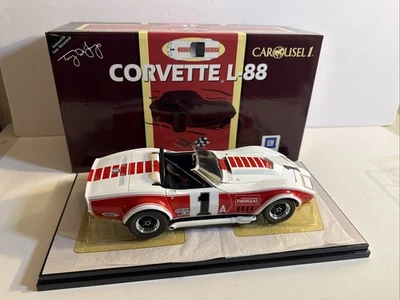 CAROUSEL 1 CORVETTE L-88 #1 TONY DELORENZO 4604 1/18 SCALE Mint! Never Displayed - Image 1 of 4