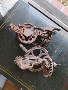 Pair Of Antique Apple Peelers 1 Unmarked With 72, 1 Sinclair Scott Made In USA - Picture 1 of 6