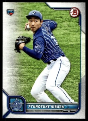 2022 Bowman NPB Ryunosuke Aibara Rookie RC #96 - Image 1 of 2