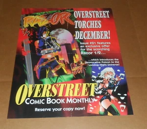 Razor Overstreet Comics Poster Original Promo 22x18  - Bild 1 von 1