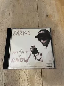 Just Tah Let U Know by Eazy-E (Cd Single, 1995, Ruthless) - Picture 1 of 5