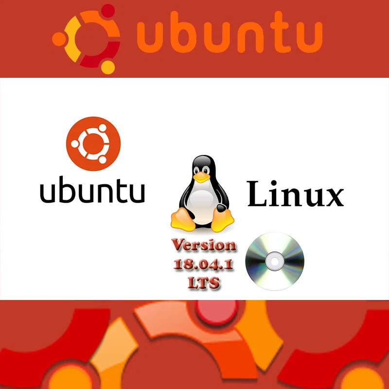 Ubuntu Desktop Linux 18.04 Full Install DVD 64 bit - Image 1 of 1