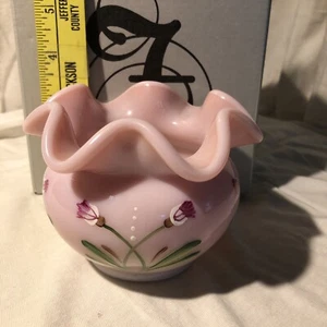 Fenton rose bowl rosalene 5353 RY - Picture 1 of 4