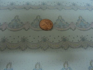 DOLLHOUSE WALLAPER-MON CHERI- CREAM- 150D23 - Picture 1 of 5