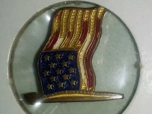 Gold Amerikanische Flagge Pin  - Bild 1 von 2