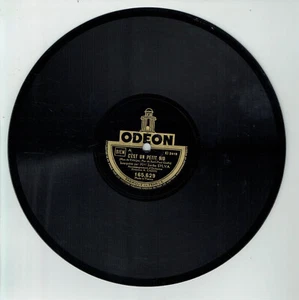 78 RPM 25c Berthe Sylva Disk Turntable Mender Faience Sung Odeon 165629 - Picture 1 of 2