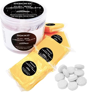 4 Pack Car Clay Bars Kit 400g | 10 Pcs 1pcs=16 Oz Clay Bar Lubricant Tablets - Picture 1 of 8