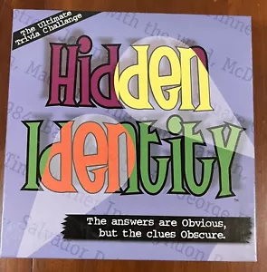 HIDDEN IDENTITY BOARD GAME 2003 COMPLETE TRIVIA CHALLENGE - Picture 1 of 7